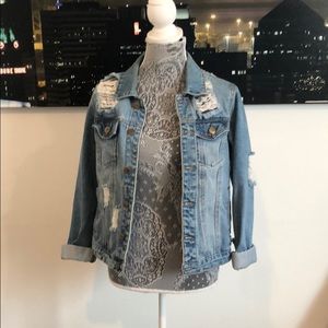 Distressed Jean Jacket